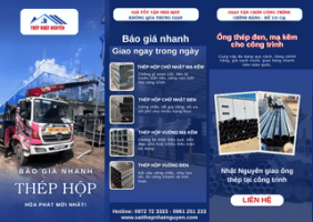 Báo giá thép hộp Hòa Phát mới nhất 2026 chính hãng