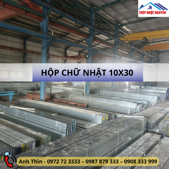 Thép hộp 10x30